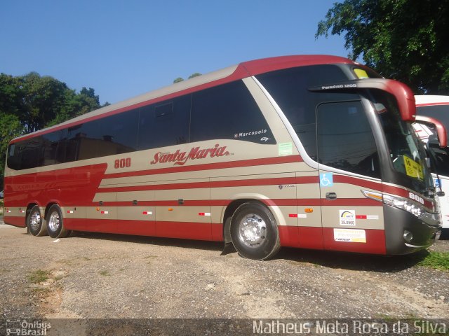 Santa Maria Fretamento e Turismo > Transportes Santa Maria(SP) 800 na cidade de São Paulo, São Paulo, Brasil, por Matheus Mota Rosa da Silva. Número da foto: #1814671.