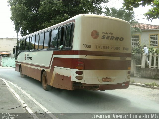 Viação Serro 1060 na cidade de Curvelo, Minas Gerais, Brasil, por Josimar Vieira. ID da foto: 1816819.