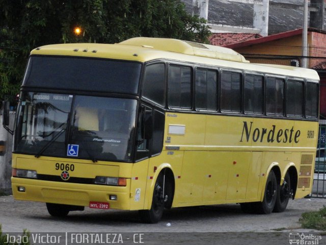 Viação Nordeste 9060 na cidade de Fortaleza, Ceará, Brasil, por João Victor. ID da foto: 1816503.