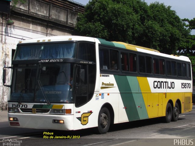 Empresa Gontijo de Transportes 15870 na cidade de Rio de Janeiro, Rio de Janeiro, Brasil, por Paulo Henrique. ID da foto: 1816342.