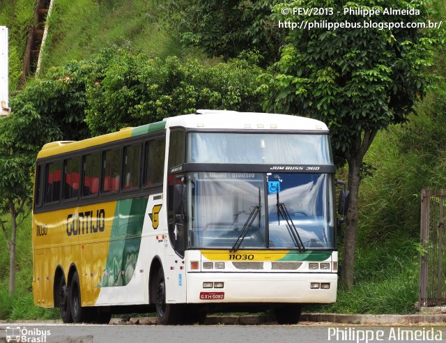 Empresa Gontijo de Transportes 11030 na cidade de João Monlevade, Minas Gerais, Brasil, por Philippe Almeida. Número da foto: #1817769.