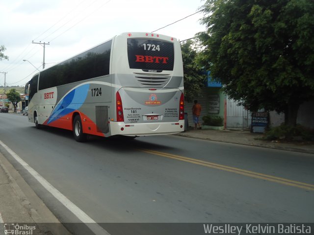 BBTT - Benfica Barueri Transporte e Turismo 1724 na cidade de Sorocaba, São Paulo, Brasil, por Weslley Kelvin Batista. ID da foto: 1817139.