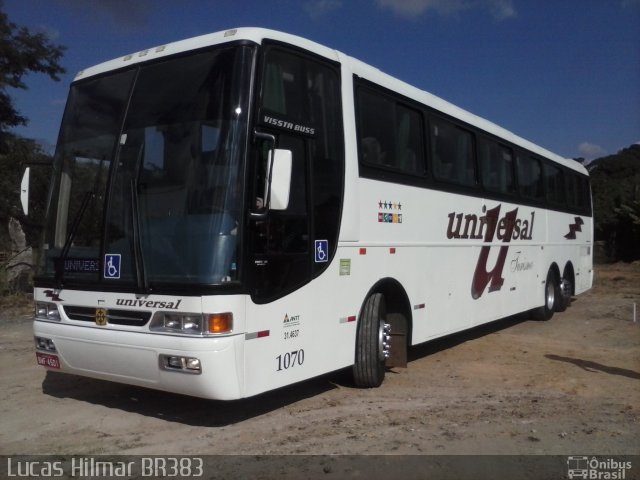 Universal Turismo 1070 na cidade de Lagoa Dourada, Minas Gerais, Brasil, por Jose Hilmar. ID da foto: 1816587.