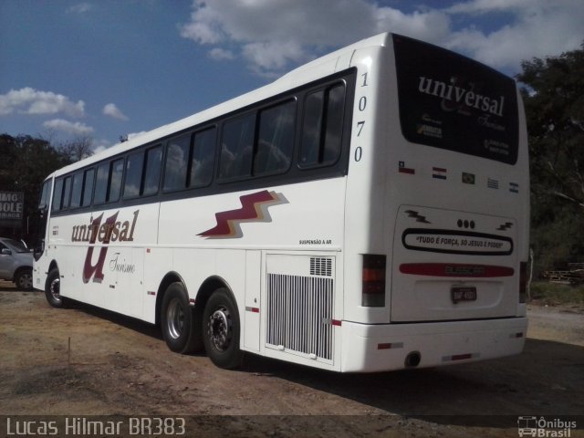 Universal Turismo 1070 na cidade de Lagoa Dourada, Minas Gerais, Brasil, por Jose Hilmar. ID da foto: 1816585.