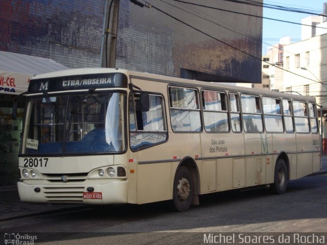 Viação Marumbi 28017 na cidade de Curitiba, Paraná, Brasil, por Michel Soares da Rocha. ID da foto: 1819918.