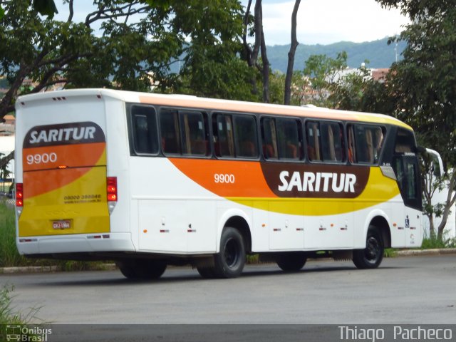 Saritur - Santa Rita Transporte Urbano e Rodoviário 9900 na cidade de Montes Claros, Minas Gerais, Brasil, por Thiago  Pacheco. Número da foto: #1819314.