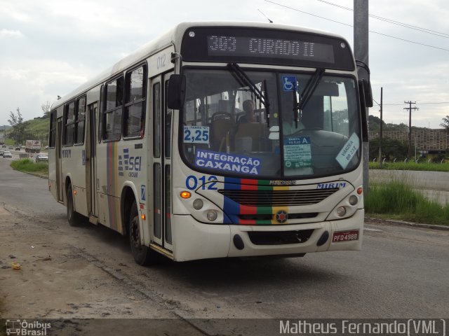 Viação Mirim 012 na cidade de Recife, Pernambuco, Brasil, por Matheus Fernando. Número da foto: #1818688.