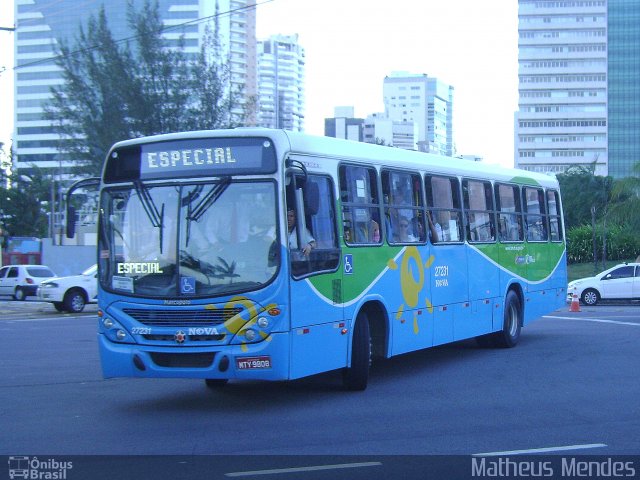 Nova Transporte 27231 na cidade de Vitória, Espírito Santo, Brasil, por Matheus Mendes. Número da foto: #1818807.