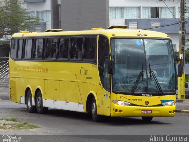 Viação Itapemirim 8069 na cidade de Caruaru, Pernambuco, Brasil, por Almir Correia. ID da foto: 1819911.