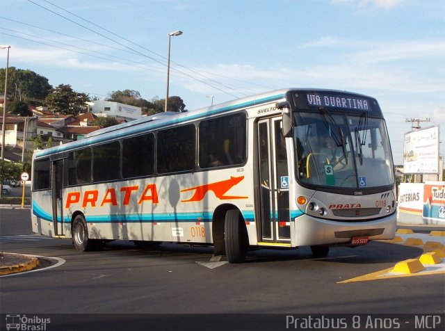 Expresso de Prata 0118 na cidade de Bauru, São Paulo, Brasil, por Cristiano Soares da Silva. ID da foto: 1822491.