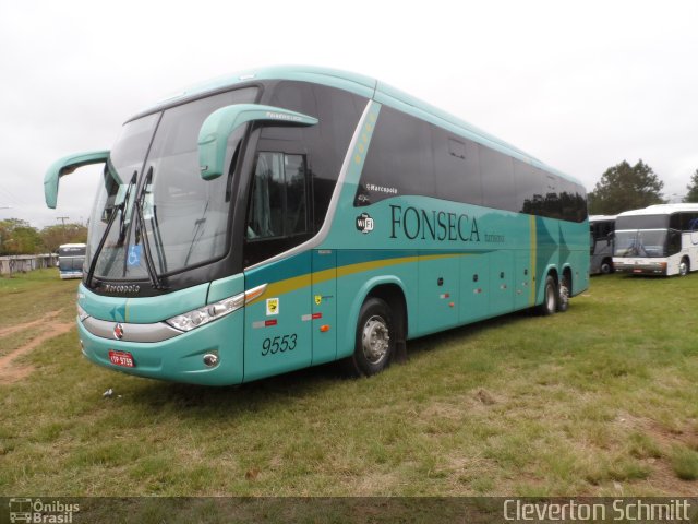 Fonseca Transportes 9553 na cidade de Santa Maria, Rio Grande do Sul, Brasil, por Cleverton Schmitt. ID da foto: 1821021.