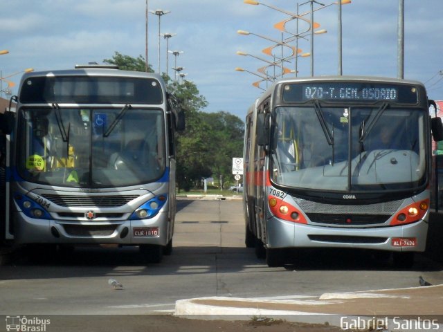 Auto Viação Floresta 7082 na cidade de Campo Grande, Mato Grosso do Sul, Brasil, por Gabriel Santos. Número da foto: #1821934.