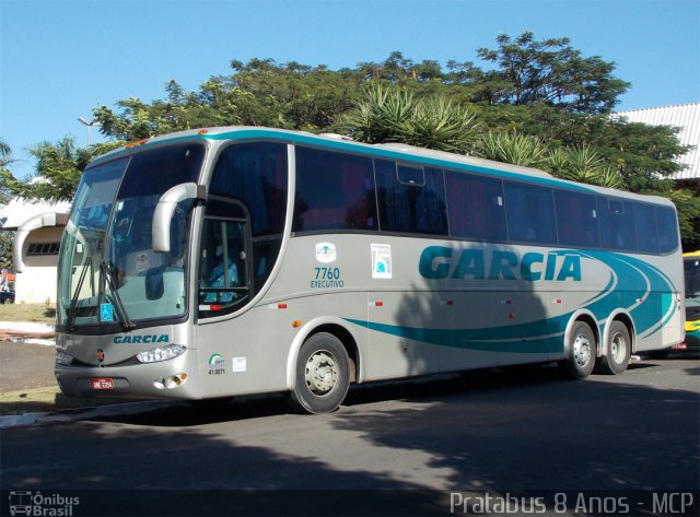 Viação Garcia 7760 na cidade de Arapongas, Paraná, Brasil, por Cristiano Soares da Silva. ID da foto: 1822447.