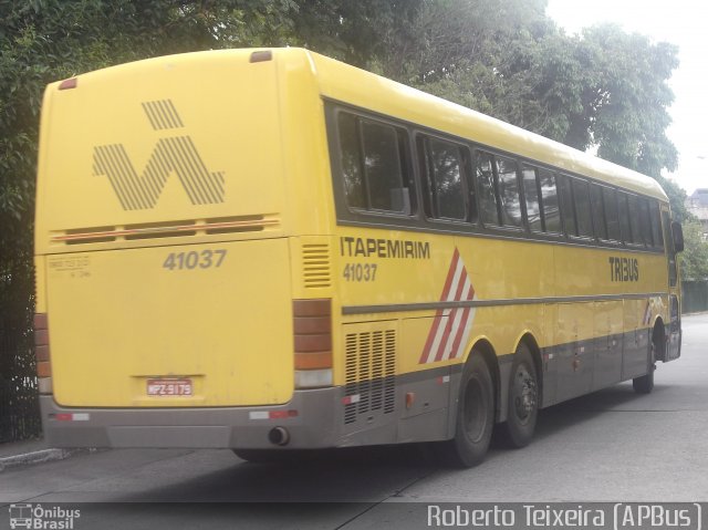 Viação Itapemirim 41037 na cidade de São Paulo, São Paulo, Brasil, por Roberto Teixeira. Número da foto: #1822061.