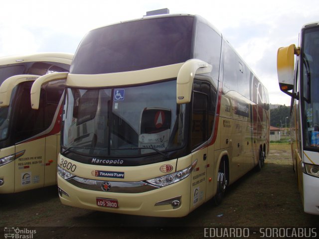 TransTupi Turismo e Fretamento 3800 na cidade de Aparecida, São Paulo, Brasil, por EDUARDO - SOROCABUS. ID da foto: 1823562.