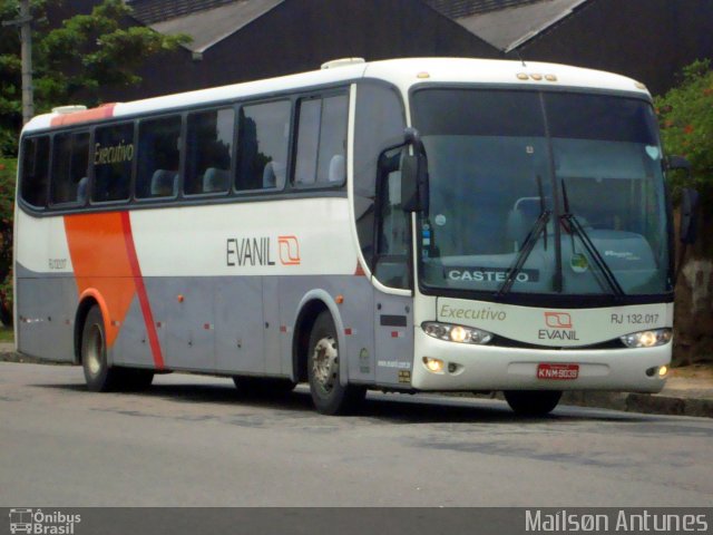 Evanil Transportes e Turismo RJ 132.017 na cidade de Rio de Janeiro, Rio de Janeiro, Brasil, por Maílsøn Antunes. Número da foto: #1824548.