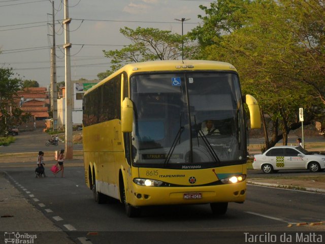 Viação Itapemirim 8615 na cidade de Teresina, Piauí, Brasil, por Tarcilo da Matta. ID da foto: 1823537.