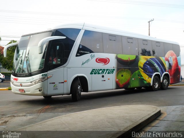 Eucatur - Empresa União Cascavel de Transportes e Turismo 4750 na cidade de Presidente Prudente, São Paulo, Brasil, por Beatriz Fernandes. Número da foto: #1823852.
