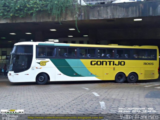 Empresa Gontijo de Transportes 11065 na cidade de Belo Horizonte, Minas Gerais, Brasil, por Valter Francisco. Número da foto: #1825874.