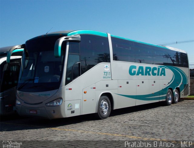 Viação Garcia 7211 na cidade de Londrina, Paraná, Brasil, por Cristiano Soares da Silva. ID da foto: 1826062.