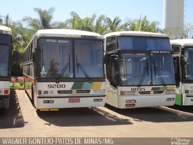 Empresa Gontijo de Transportes 9200 na cidade de Patos de Minas, Minas Gerais, Brasil, por Wagner Gontijo Várzea da Palma-mg. Número da foto: #1826186.