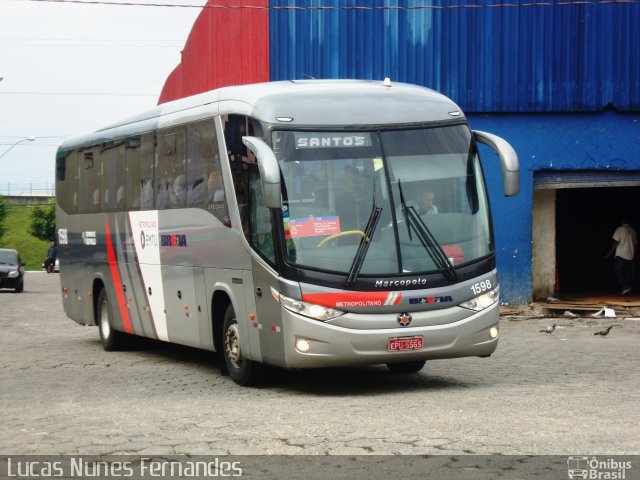 Breda Transportes e Serviços 1598 na cidade de Mongaguá, São Paulo, Brasil, por Lucas Nunes Fernandes. Número da foto: #1826365.