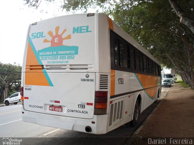 Sol e Mel Fretamento e Turismo 1733 na cidade de Feira de Santana, Bahia, Brasil, por Daniel  Ferreira. Número da foto: #1825277.