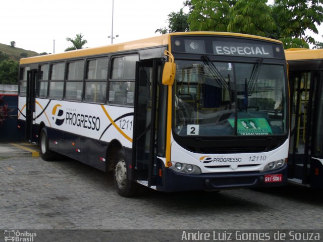 Viação Progresso 12110 na cidade de Três Rios, Rio de Janeiro, Brasil, por André Luiz Gomes de Souza. Número da foto: #1825960.