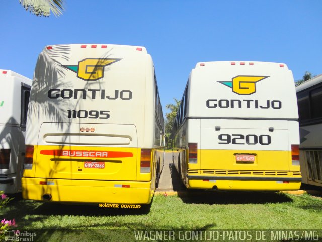 Empresa Gontijo de Transportes 11095 na cidade de Patos de Minas, Minas Gerais, Brasil, por Wagner Gontijo Várzea da Palma-mg. Número da foto: #1826179.