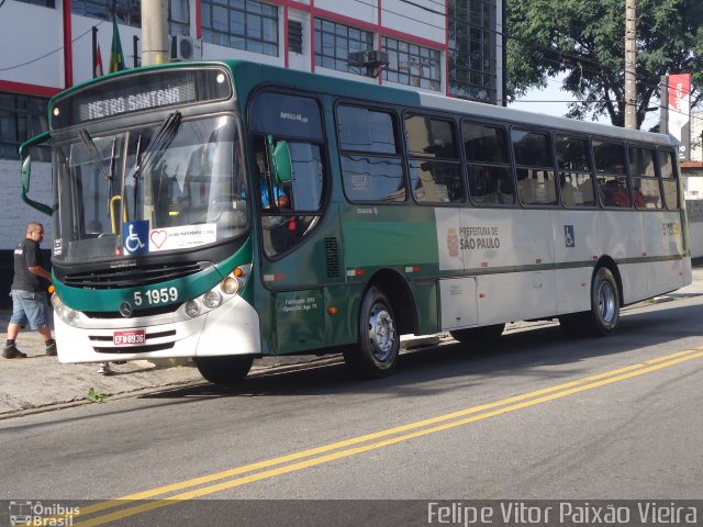 Via Sul Transportes Urbanos 5 1959 na cidade de São Paulo, São Paulo, Brasil, por Felipe Vitor Paixão Vieira. ID da foto: 1825825.