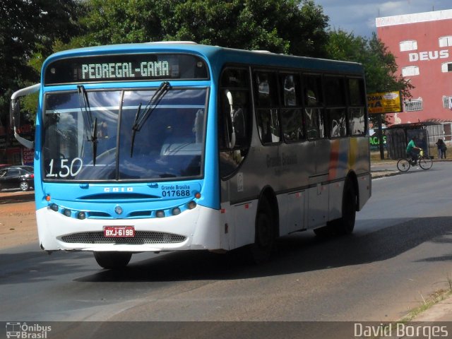 Viação Grande Brasília 017688 na cidade de Gama, Distrito Federal, Brasil, por David Borges. Número da foto: #1825842.