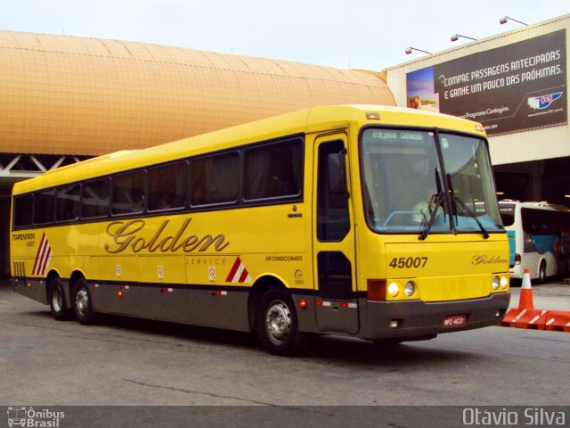 Viação Itapemirim 45007 na cidade de Rio de Janeiro, Rio de Janeiro, Brasil, por Otávio Silva. Número da foto: #1824894.