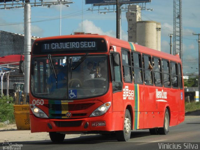 Expresso Vera Cruz 060 na cidade de Jaboatão dos Guararapes, Pernambuco, Brasil, por Vinicius Silva. Número da foto: #1772457.