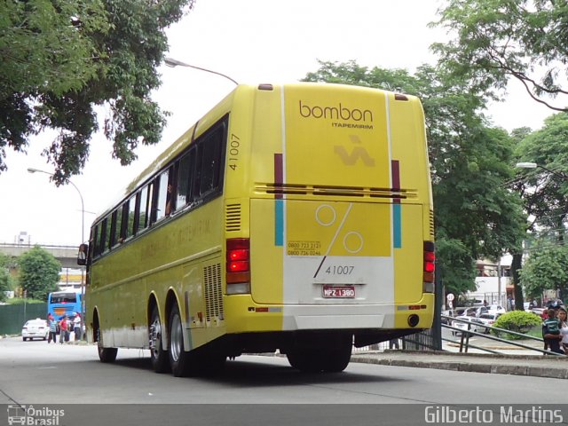 Viação Itapemirim 41007 na cidade de São Paulo, São Paulo, Brasil, por Gilberto Martins. Número da foto: #1772523.