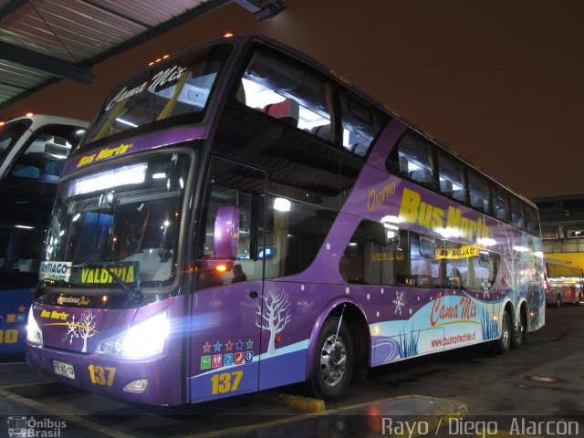 Bus Norte 137 na cidade de , por Diego Alarcon. Número da foto: #1827847.