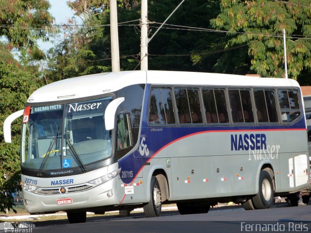 Viação Nasser 207115 na cidade de Ribeirão Preto, São Paulo, Brasil, por Fernando Reis. Número da foto: #1827524.