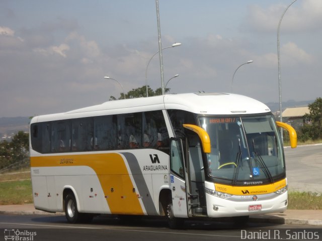 Viação Araguarina 11005 na cidade de Brasília, Distrito Federal, Brasil, por Daniel Rocha dos Santos. ID da foto: 1827278.