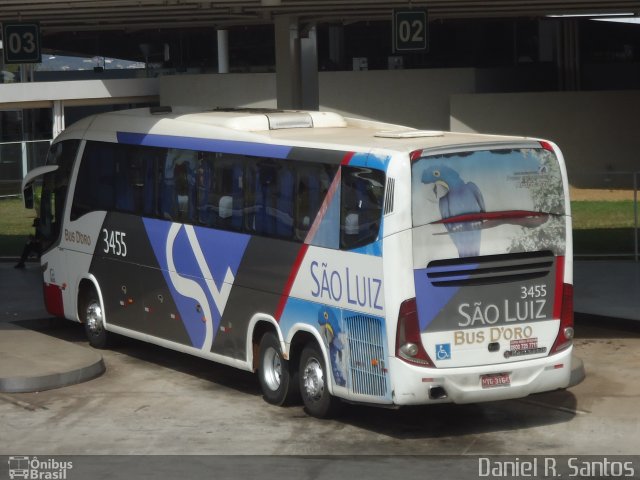Viação São Luiz 3455 na cidade de Brasília, Distrito Federal, Brasil, por Daniel Rocha dos Santos. Número da foto: #1827271.