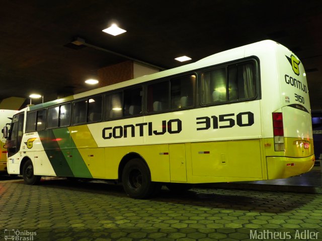 Empresa Gontijo de Transportes 3150 na cidade de Belo Horizonte, Minas Gerais, Brasil, por Matheus Adler. ID da foto: 1826988.