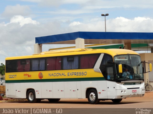 Nacional Expresso 12207 na cidade de Goiânia, Goiás, Brasil, por João Victor. ID da foto: 1828698.