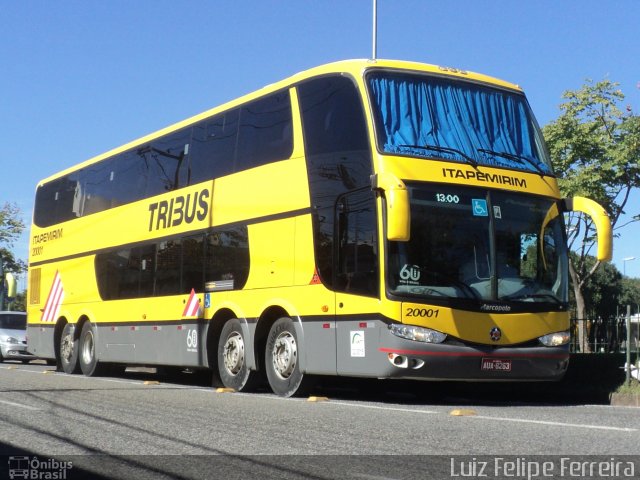Viação Itapemirim 20001 na cidade de Curitiba, Paraná, Brasil, por Luiz Felipe Ferreira. Número da foto: #1829052.