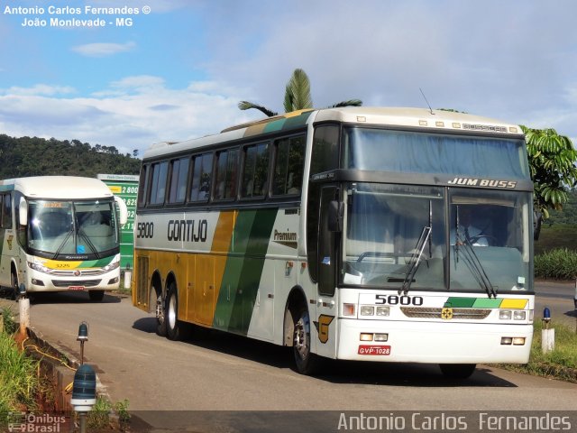 Empresa Gontijo de Transportes 5800 na cidade de João Monlevade, Minas Gerais, Brasil, por Antonio Carlos Fernandes. ID da foto: 1773320.