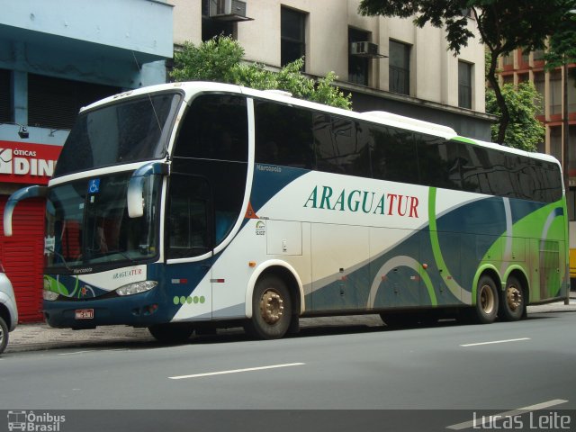 Araguatur Turismo 1051 na cidade de Belo Horizonte, Minas Gerais, Brasil, por Lucas Leite. Número da foto: #1774469.