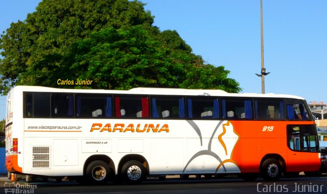 Viação Paraúna 915 na cidade de Goiânia, Goiás, Brasil, por Carlos Júnior. Número da foto: #1775298.
