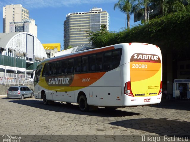 Saritur - Santa Rita Transporte Urbano e Rodoviário 28080 na cidade de Belo Horizonte, Minas Gerais, Brasil, por Thiago  Pacheco. Número da foto: #1777344.