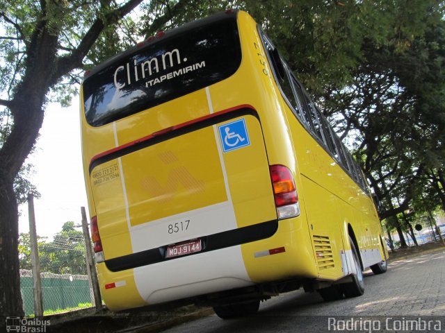 Viação Itapemirim 8517 na cidade de São Paulo, São Paulo, Brasil, por Rodrigo Coimbra. Número da foto: #1777308.