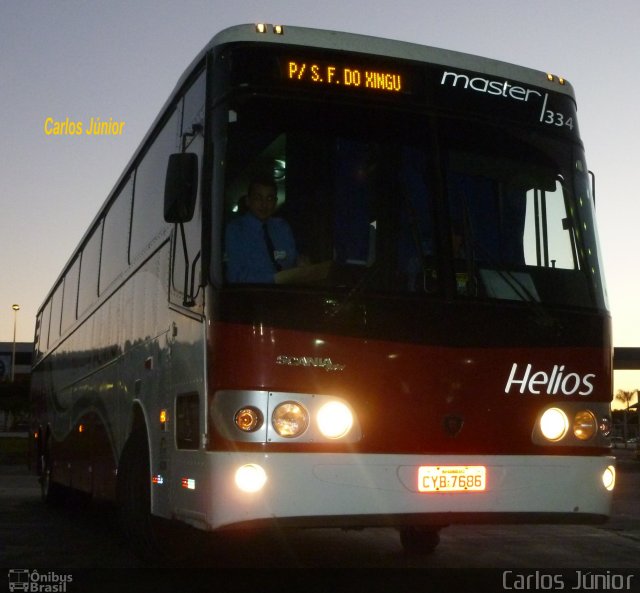 Helios Coletivos e Cargas 334 na cidade de Goiânia, Goiás, Brasil, por Carlos Júnior. Número da foto: #1779126.