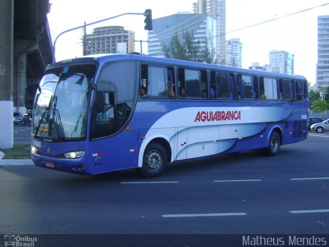 Viação Águia Branca 17660 na cidade de Vitória, Espírito Santo, Brasil, por Matheus Mendes. ID da foto: 1777838.