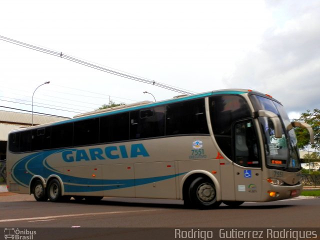 Viação Garcia 7551 na cidade de Maringá, Paraná, Brasil, por Rodrigo  Gutierrez Rodrigues. ID da foto: 1779849.