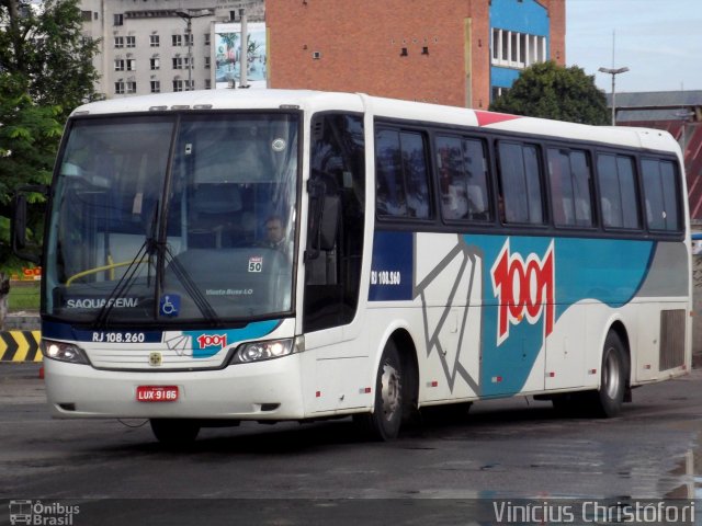 Auto Viação 1001 RJ 108.260 na cidade de Niterói, Rio de Janeiro, Brasil, por Vinícius  Christófori. Número da foto: #1780133.
